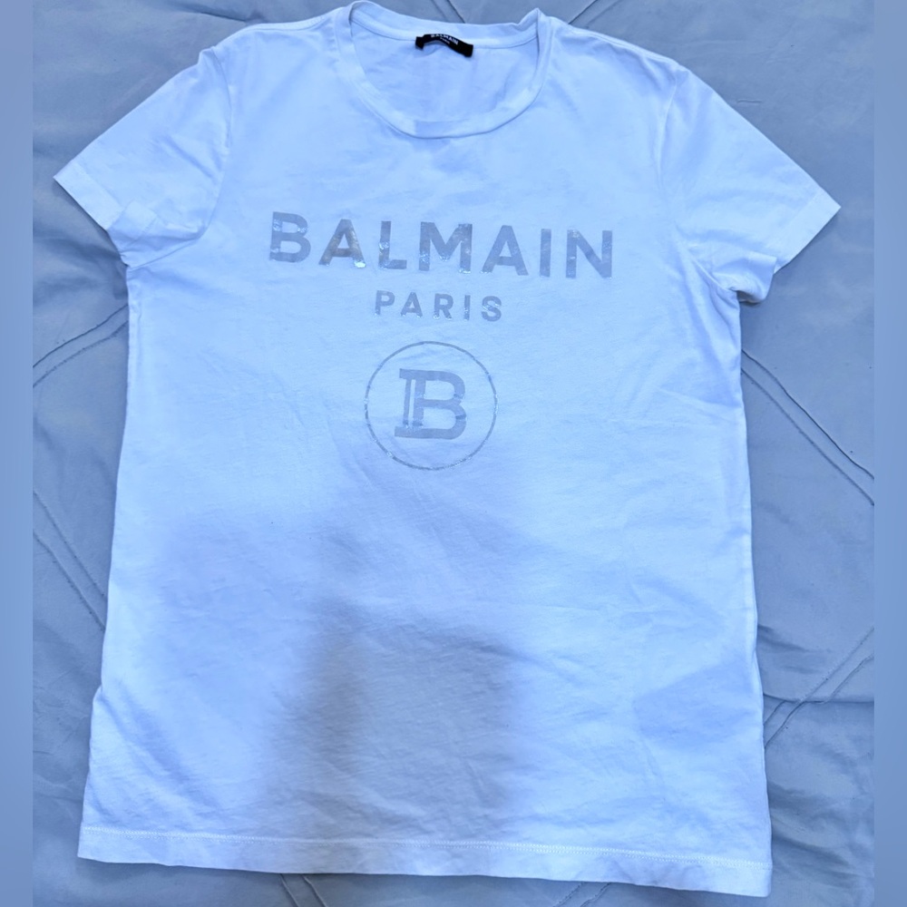 Balmain White T-Shirt